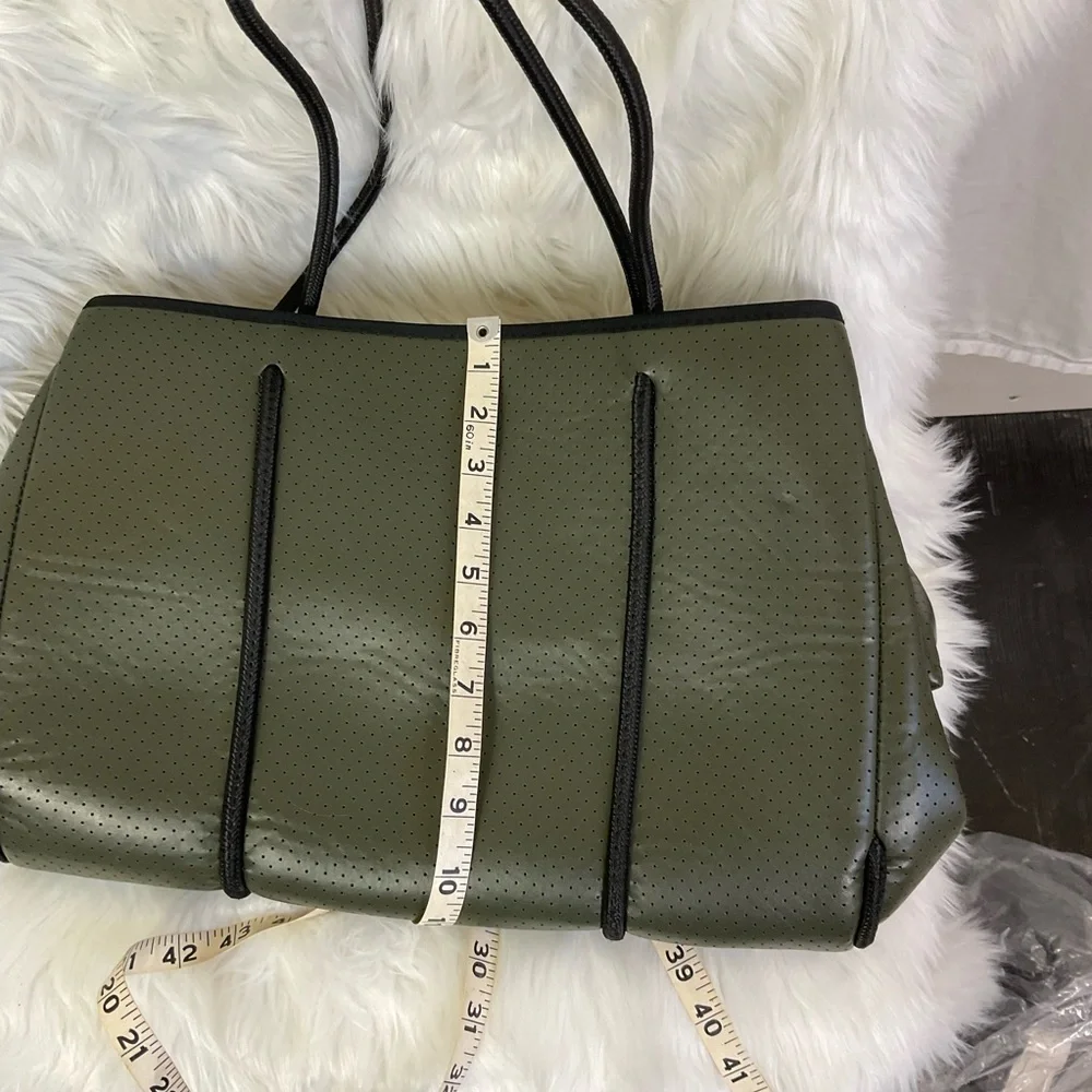 Haute Shore Women's Olive Green Greyson Envy Neoprene Tote Bag